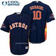 Camiseta Beisbol Hombre Houston Astros Yuli Gurriel Azul Cool Base