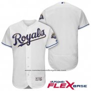 Camiseta Beisbol Hombre Kansas City Royals Blanco Alterno Flex Base