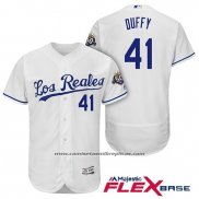 Camiseta Beisbol Hombre Kansas City Royals Danny Duffy Blanco Flex Base