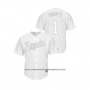 Camiseta Beisbol Hombre Kansas City Royals Nicky Lopez 2019 Players Weekend Shorts Replica Blanco