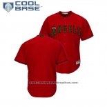 Camiseta Beisbol Hombre Los Angeles Angels 2018 Dia de los Caidos Cool Base Rojo