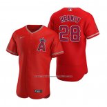 Camiseta Beisbol Hombre Los Angeles Angels Andrew Heaney Autentico 2020 Alterno Rojo