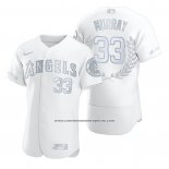 Camiseta Beisbol Hombre Los Angeles Angels Eddie Murray Award Collection Hall Of Fame Blanco