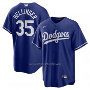 Camiseta Beisbol Hombre Los Angeles Dodgers Cody Bellinger Alterno Replica Azul