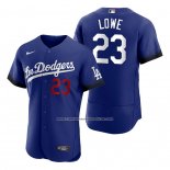 Camiseta Beisbol Hombre Los Angeles Dodgers Derek Lowe 2021 City Connect Autentico Azul