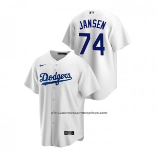 Camiseta Beisbol Hombre Los Angeles Dodgers Kenley Jansen Replica Primera Blanco