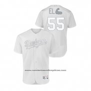 Camiseta Beisbol Hombre Los Angeles Dodgers Russell Martin 2019 Players Weekend Autentico Blanco