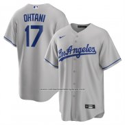 Camiseta Beisbol Hombre Los Angeles Dodgers Shohei Ohtani Segunda Replica Gris