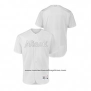 Camiseta Beisbol Hombre Miami Marlins 2019 Players Weekend Blanco Autentico