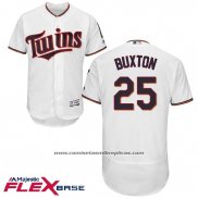 Camiseta Beisbol Hombre Minnesota Twins Jim Thome Blanco Flex Base