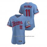 Camiseta Beisbol Hombre Minnesota Twins Jorge Polanco Autentico 2020 Alterno Azul