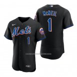 Camiseta Beisbol Hombre New York Mets Jeff Mcneil Autentico Alterno Negro