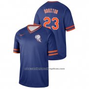 Camiseta Beisbol Hombre New York Mets Keon Broxton Cooperstown Collection Legend Azul