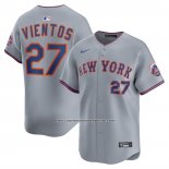 Camiseta Beisbol Hombre New York Mets Mark Vientos All Star Limited Gris