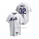 Camiseta Beisbol Hombre New York Mets Steven Matz Replica Primera Blanco