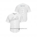 Camiseta Beisbol Hombre New York Mets Tomas Nido 2019 Players Weekend Replica Blanco