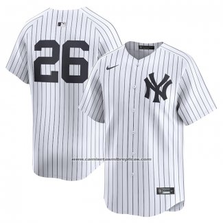 Camiseta Beisbol Hombre New York Yankees DJ LeMahieu Primera Limited Blanco