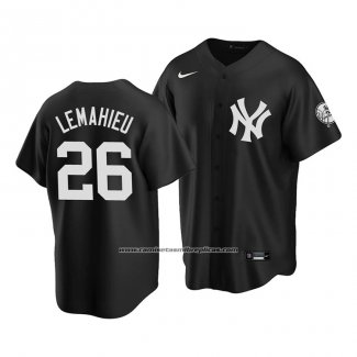 Camiseta Beisbol Hombre New York Yankees Dj Lemahieu Replica 2020 Negro