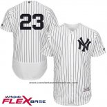 Camiseta Beisbol Hombre New York Yankees Don Mattingly Blanco Flex Base Autentico Collection