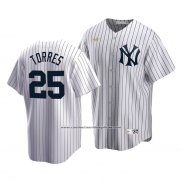 Camiseta Beisbol Hombre New York Yankees Gleyber Torres Cooperstown Collection Primera Blanco