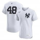 Camiseta Beisbol Hombre New York Yankees Paul Goldschmidt Primera Elite Blanco