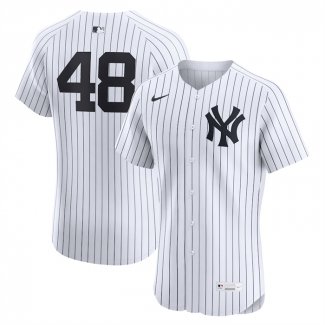 Camiseta Beisbol Hombre New York Yankees Paul Goldschmidt Primera Elite Blanco