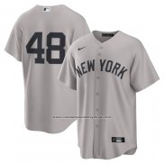Camiseta Beisbol Hombre New York Yankees Paul Goldschmidt Road Replica Gris