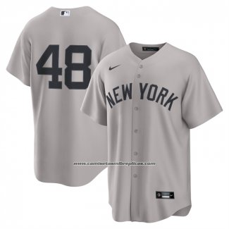 Camiseta Beisbol Hombre New York Yankees Paul Goldschmidt Road Replica Gris