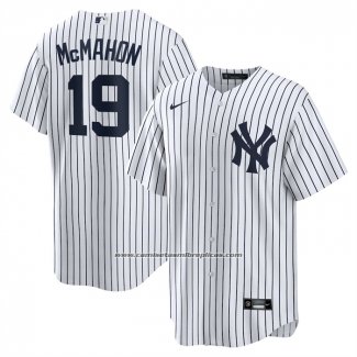 Camiseta Beisbol Hombre New York Yankees Ryan McMahon Primera Replica Blanco
