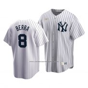 Camiseta Beisbol Hombre New York Yankees Yogi Berra Cooperstown Collection Primera Blanco