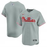 Camiseta Beisbol Hombre Philadelphia Phillies Away Limited Gris