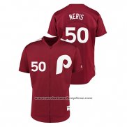 Camiseta Beisbol Hombre Philadelphia Phillies Hector Neris 1979 Saturday Night Special Autentico Rojo