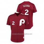 Camiseta Beisbol Hombre Philadelphia Phillies Jean Segura 1979 Saturday Night Special Autentico Rojo