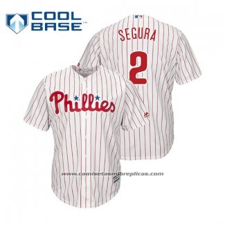 Camiseta Beisbol Hombre Philadelphia Phillies Jean Segura Cool Base Primera Blanco