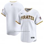 Camiseta Beisbol Hombre Pittsburgh Pirates Primera Limited Blanco