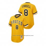 Camiseta Beisbol Hombre Pittsburgh Pirates Willie Stargell Cooperstown Collection Autentico Oro