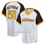 Camiseta Beisbol Hombre San Diego Padres Trevor Hoffman Primera Cooperstown Collection Blanco