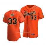 Camiseta Beisbol Hombre San Francisco Giants Darin Ruf Autentico Alterno Naranja