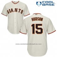 Camiseta Beisbol Hombre San Francisco Giants San Francisco Gaints Tim Hudson Crema Cool Base
