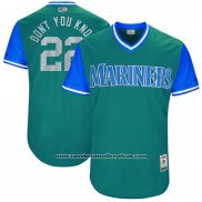 Camiseta Beisbol Hombre Seattle Mariners 2017 Little League World Series Robinson Cano Aqua