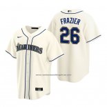 Camiseta Beisbol Hombre Seattle Mariners Adam Frazier Replica Alterno Crema