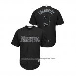 Camiseta Beisbol Hombre Seattle Mariners J.p. Crawford 2019 Players Weekend Replica Negro