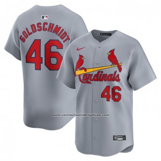 Camiseta Beisbol Hombre St. Louis Cardinals Replica Road Gris