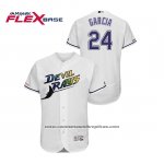 Camiseta Beisbol Hombre Tampa Bay Rays Avisail Garcia Turn Back The Clock Flex Base Blanco