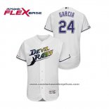 Camiseta Beisbol Hombre Tampa Bay Rays Avisail Garcia Turn Back The Clock Flex Base Blanco