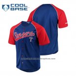 Camiseta Beisbol Hombre Texas Rangers Personalizada Stitches Azul
