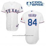 Camiseta Beisbol Hombre Texas Rangers Prince Fielder 84 Blanco Primera Cool Base