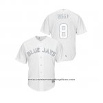 Camiseta Beisbol Hombre Toronto Blue Jays Cavan Biggio 2019 Players Weekend Replica Blanco