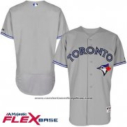 Camiseta Beisbol Hombre Toronto Blue Jays Gris Flex Base
