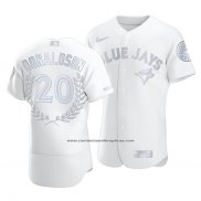 Camiseta Beisbol Hombre Toronto Blue Jays Josh Donaldson Awards Collection AL MVP Blanco